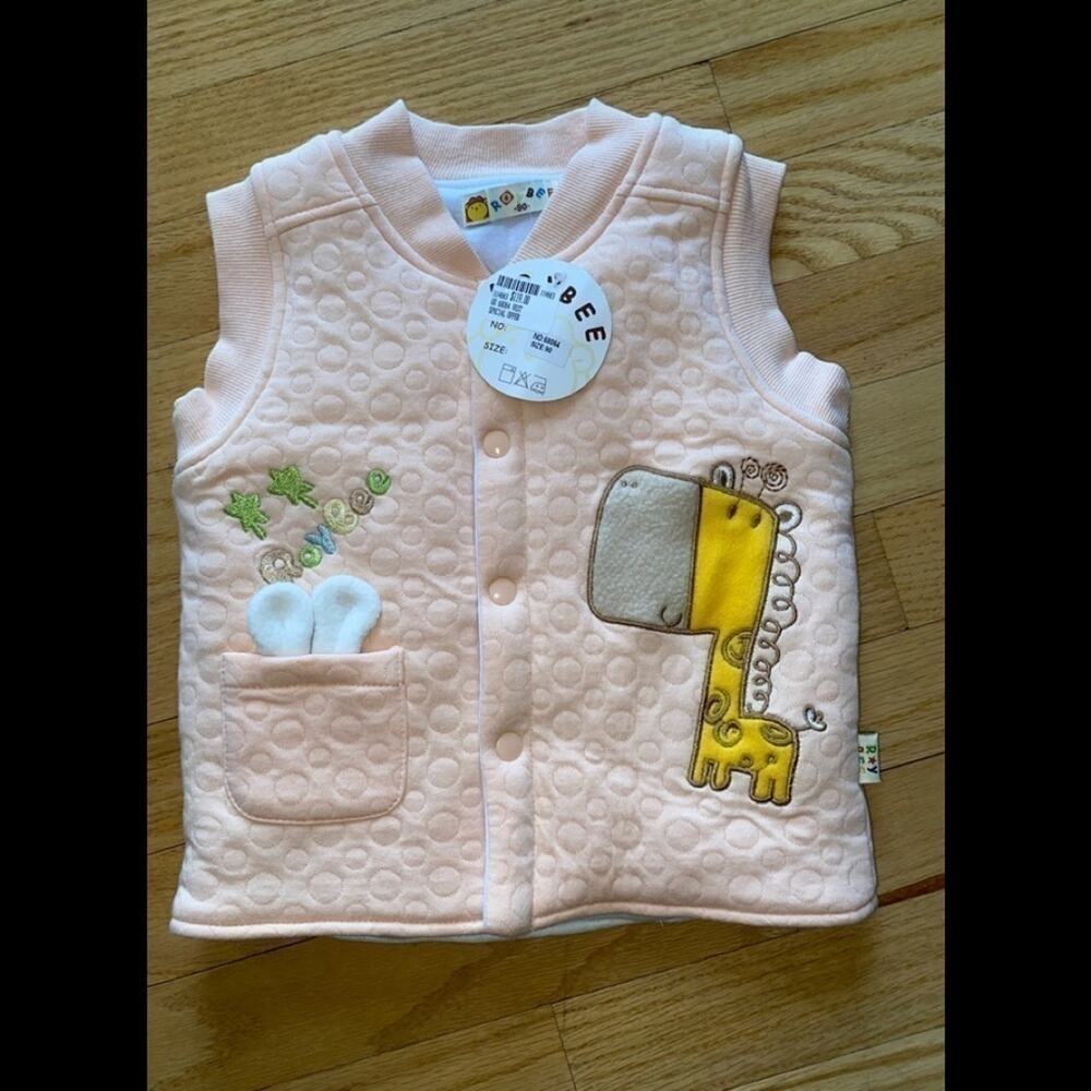 ROYBEE GIRLS VEST SIZE 90 (2YEARS) NWT